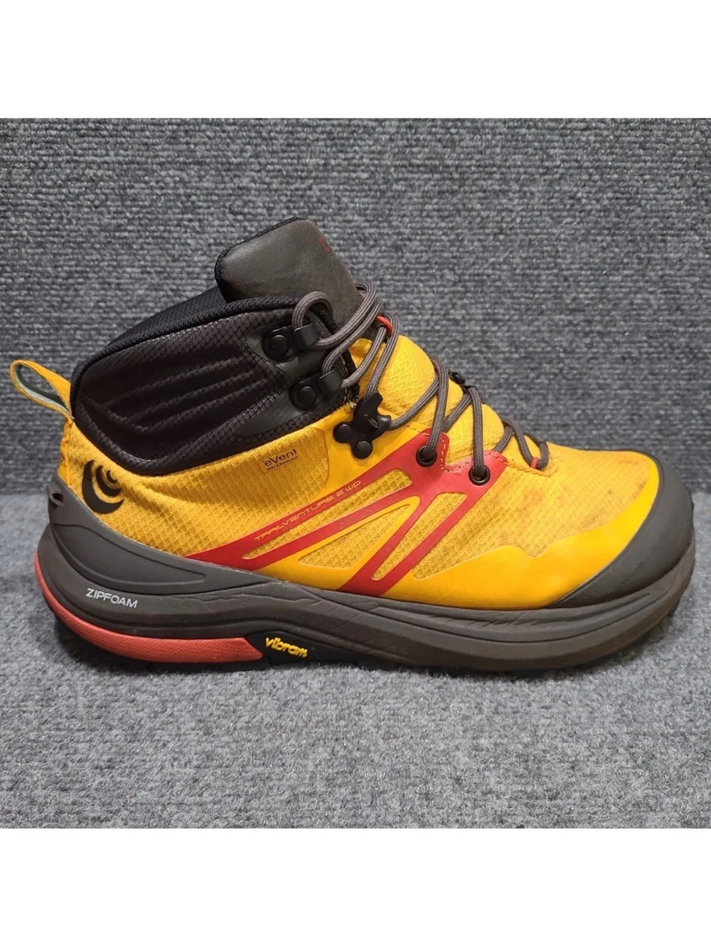 Men's Topo Athletic Trailventure 2 WP Hiking Boot  Orange Black VIBRAM Size 10.5